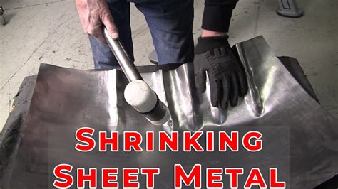 how to shrink sheet metal|shrinking sheet metal bodywork.